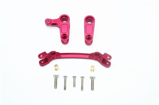 GPM - GPMMAG048R - ALUMINUM STEERING ASSEMBLY -10PC SET RED GPM ARRMA 1/10 GRANITE BIG ROCK SENTON