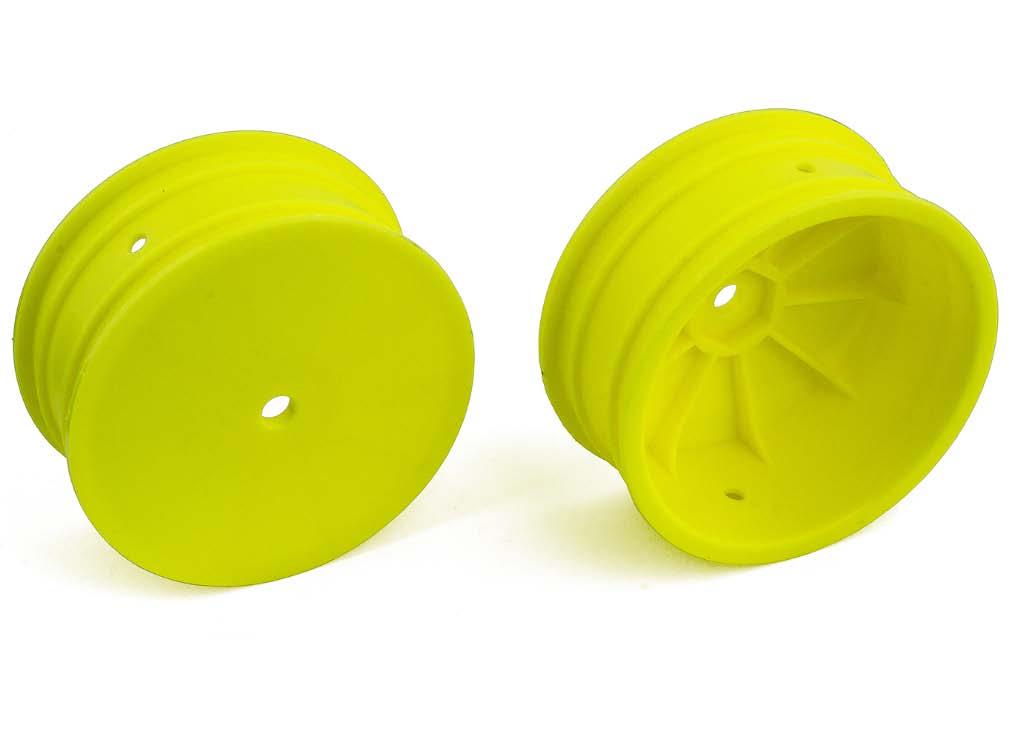 4WD Forfælge til 1/10 Buggy biler - 12mm hex, Gule fælge