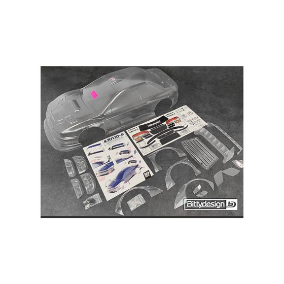 KANJO-S - 1/7 clear body for ARRMA Felony, Pre-Cut, 1.5mm