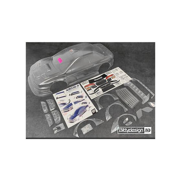 KANJO-S - 1/7 clear body for ARRMA Felony, Pre-Cut, 1.5mm