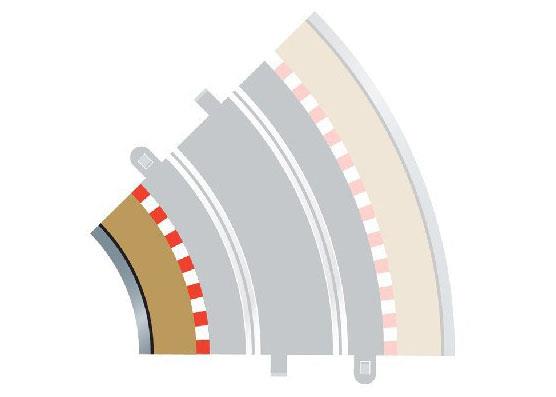 Scalextric - C8225 - RAD 2 INNER BORDERS & BARRIERS (FOR C8206)