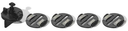 Scalextric - C8329 - ROUND GUIDE BLADE, 4 BRAID PLATES, 1 SCREW