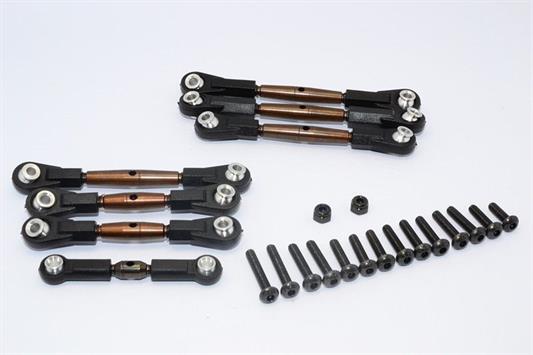 GPM - GPMTT2B160POCBEBK - SPRING STEEL TURNBUCKLE WITH PLASTIC  ENDS  - 7PCS SET