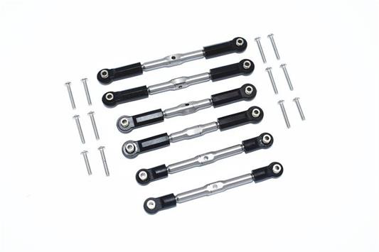 GPM - GPMMAKS160SOCBEBK - ARRMA KRATON 4X4 4S BLX Stainless Steel Adjustable Tie Rods - 18pc set -