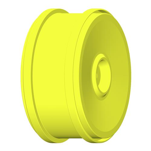 GRP - GH99Y - 1:6 BU-BIG - WHEEL 132mm Y Yellow - Fixing with 18mm Square - 1 Pair