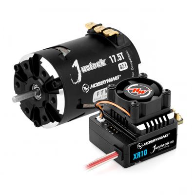 Hobbywing - HW38020372 - Xerun combo XR10 G3S ESC and 17.5T Justock JS4 G3 Brushless Motor G2.1