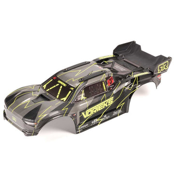 1/10 Painted Decaled Trimmed Body Set with Hidden Body Mount Yellow/Black: VORTEKS 2WD