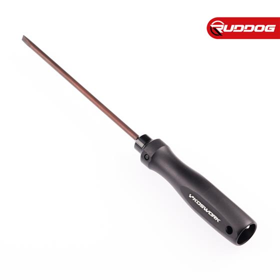 Flat Head Engine Tuning Screwdriver 4.0mm (Alum. Tri Handle)
