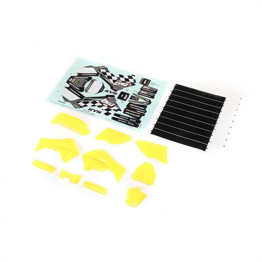 Losi - LOS260003 - Yellow Plastics with Wraps: Promoto-MX