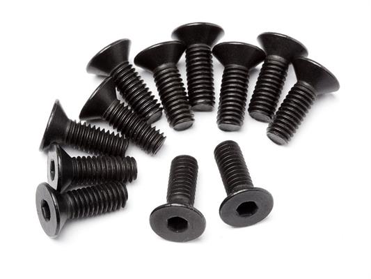 Maverick - MV24071 - Flat Head Screw M4x12mm 12 Pcs