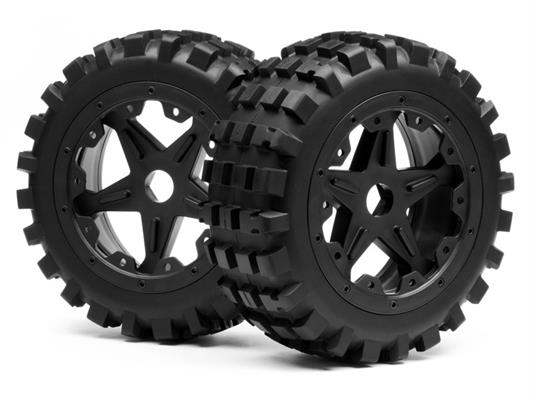 Maverick - MV24170 - BLACKOUT XB MOUNTED WHEEL AND TYRE SET (FRONT) PR