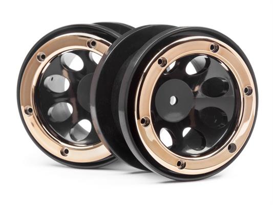 Maverick - MV25065 - WHEELS W/GOLD BEADLOCKS (2PCS)