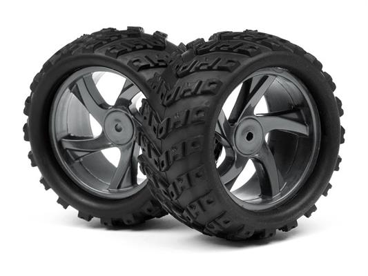 Maverick - MV28055 - 1/18 MONSTER TRUCK WHEEL & TYRE ASSEMBLY (ION MT)