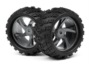 1/18 MONSTER TRUCK WHEEL & TYRE ASSEMBLY (ION MT)