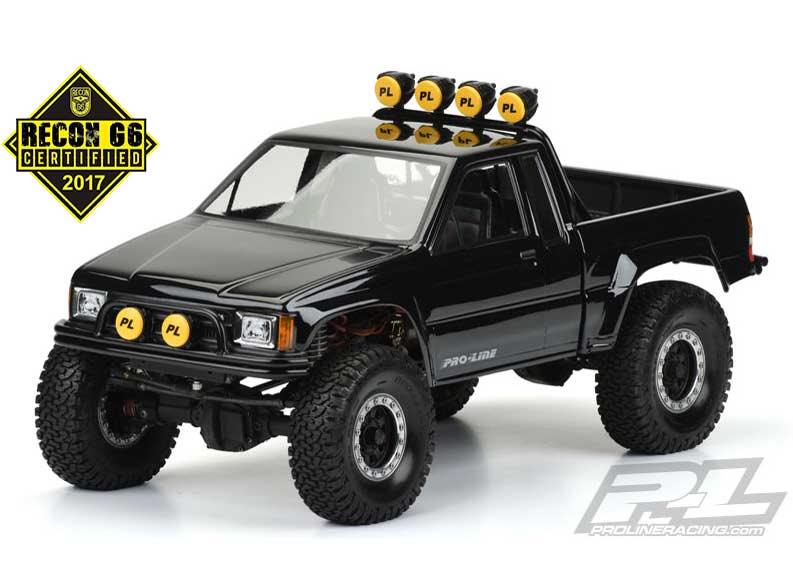 Pro-Line - PL3466-00 - 1985 Toyota HiLux SR5 karosseri i klar lexan (Cab + Bed) 313 mm hjulafstand