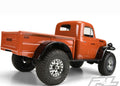 Pro-Line - PL3499-00 - 1946 Dodge Power Wagon karosseri i klar lexan til Crawler biler - 313mm Hjulafstand