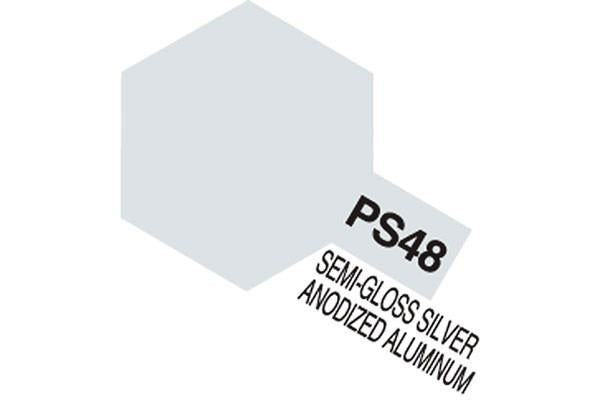 Tamiya - PS-48 - Semi gloss silver aluminium - Spraymaling