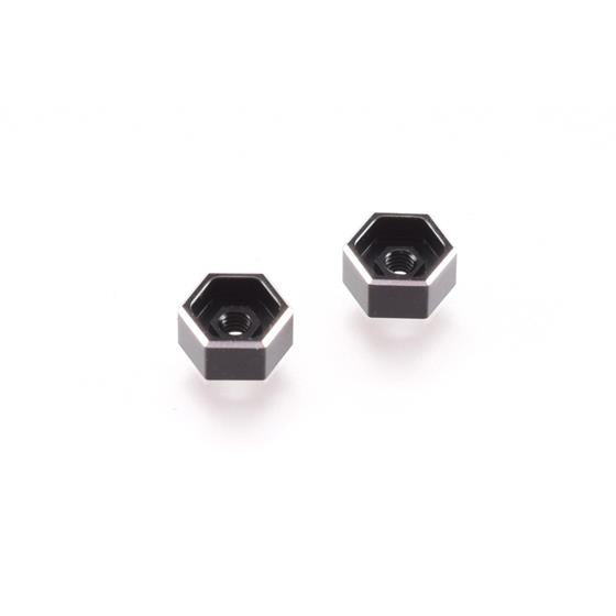 Revolution Design - RDRP0281-BLK - B6.2 | B6.1 | B6 Battery Thumb Nuts (black/2pcs)