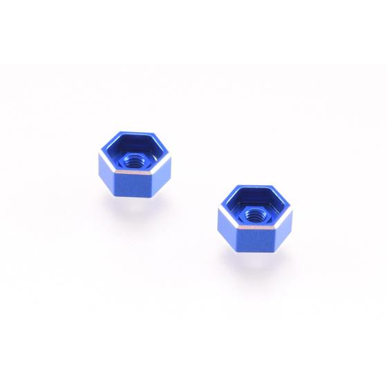 Revolution Design - RDRP0281-BLU - B6.2 | B6.1 | B6 Battery Thumb Nuts (blue/2pcs)