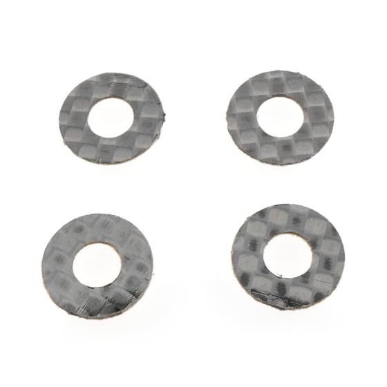 Revolution Design - RDRP0623 - Ultra 1/10 Offroad & 1/12 Onroad Carbon Fiber Body Washers (4pcs | for 5mm Posts)