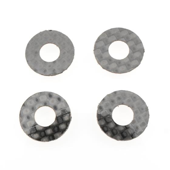 Revolution Design - RDRP0622 - Ultra 1/10 TC Carbon Fiber Body Washers (4pcs | for 6mm Posts)