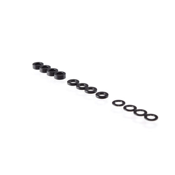3mm Washer Set Black (.5mm/1.0mm/2.0mm)