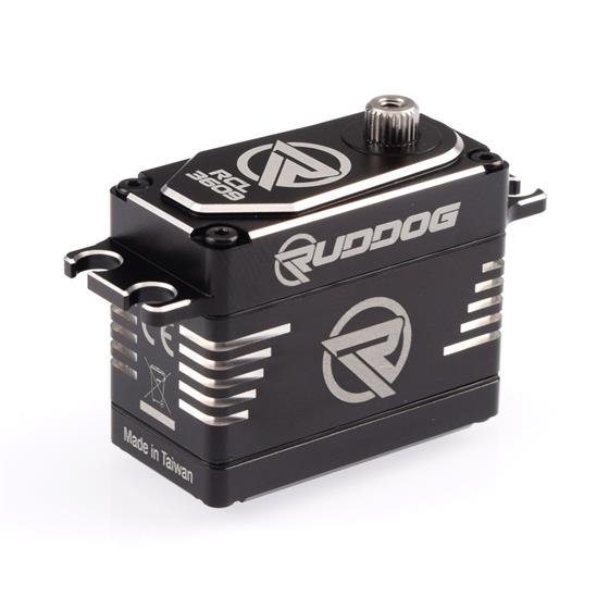 Ruddog - RCL3609 - HV Coreless Servo - 0.09 sek/ 36 kg ved 8.4V - Aluminium hus og Metal gear