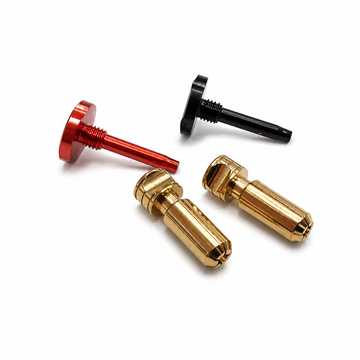 5MM Heatsink Bullet Plug Grips with
Bullets (Black/Red) Welding skills are required,Not suitable for beginners
