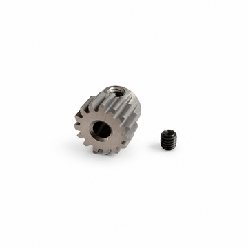 15T Motortandhjul - 0.6 pitch - Hard Coated Alu - 3mm aksel