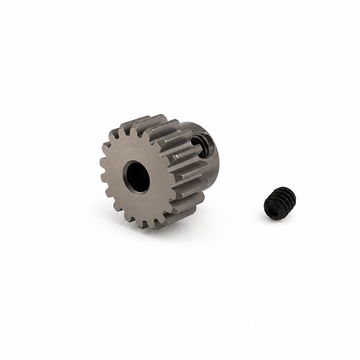 18T Motortandhjul - 0.6 pitch - Hard Coated Alu - 3mm aksel