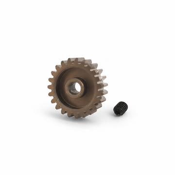 22T Motortandhjul - 0.6 pitch - Hard Coated Alu - 3mm aksel
