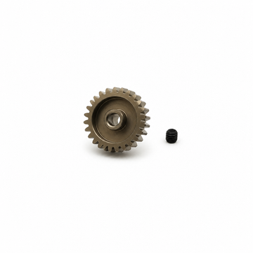 25T Motortandhjul - 0.6 pitch - Hard Coated Alu - 3mm aksel