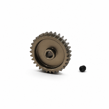 30T Motortandhjul - 0.6 pitch - Hard Coated Alu - 3mm aksel