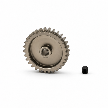 31T Motortandhjul - 0.6 pitch - Hard Coated Alu - 3mm aksel