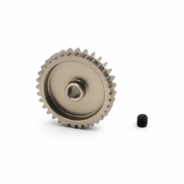 33T Motortandhjul - 0.6 pitch - Hard Coated Alu - 3mm aksel