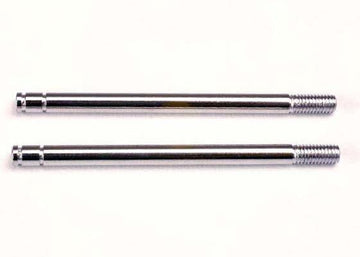 Traxxas - TRX1664 - Shock shafts, steel, chrome finish (long) (2)