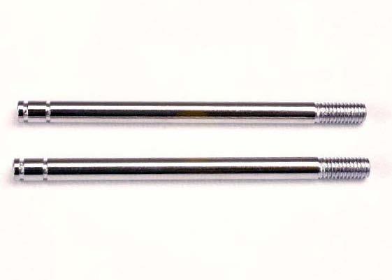 Traxxas - TRX1664 - Shock shafts, steel, chrome finish (long) (2)