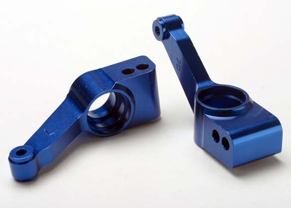 Traxxas - TRX1952X - 6061-T6 Aluminum Stub Axle Carriers (blue-anodized)