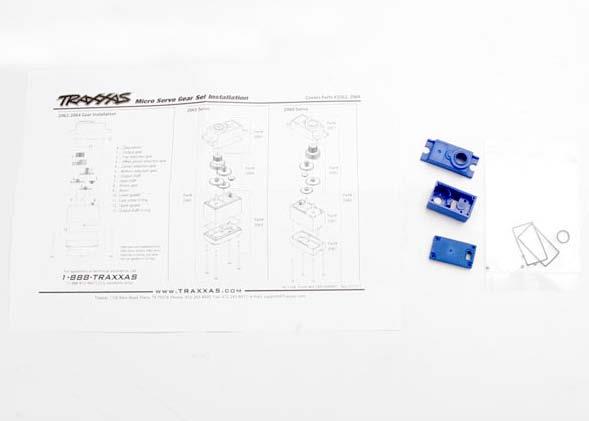 Traxxas - TRX2063 - Servo case/gaskets (for 2065 waterproof sub-micro servo)