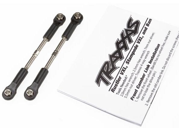 Traxxas - TRX2445 -  Turnbuckles, toe link, 55mm (75mm center to center) (2) (assembled with rod ends and hollow balls)