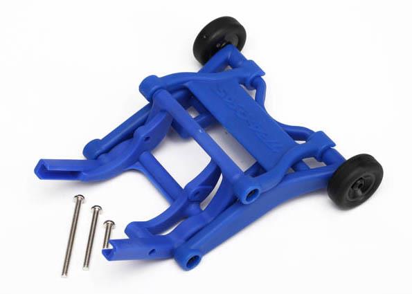 Traxxas - TRX3678X -  Wheelie bar, assembled (blue) (fits Slash, Stampede, Rustler 2WD, Bandit series)