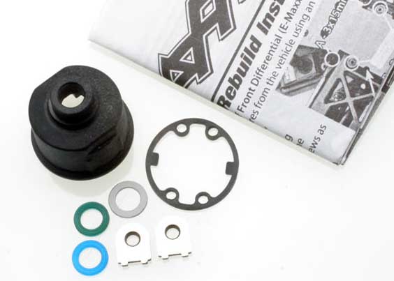 Traxxas - TRX3978 - Carrier, differential (heavy duty)/ x-ring gaskets (2)/ ring gear gasket/ bushings (2)/ 6x10x0.5 TW