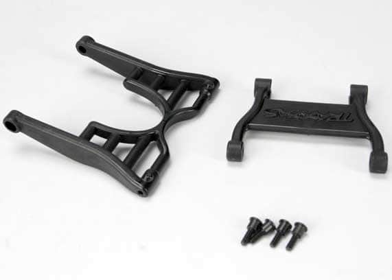 Wheelie bar arm (1)/ connector (1)/ 3x12 SS (hex drive) (4)