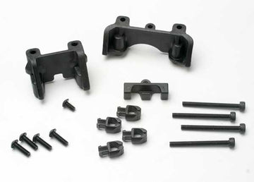 Traxxas - TRX5317 - Shock mounts (front & rear)/ wire clip (1)/ chassis wire clips (4)/ 3x32mm CS (4)/ 3x6mm BCS (1)