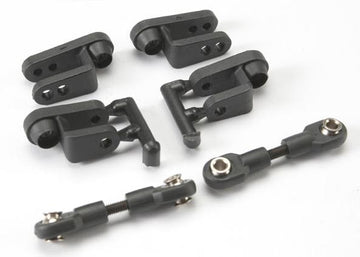 Traxxas - TRX5345R - Servo horns, steering, long (2), short (2)/ linkage, steering (3x20mm turnbuckle) (2)/ rod ends (short) (4)/ hollow balls (4)