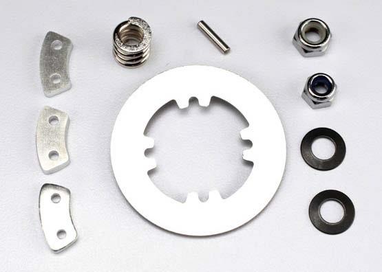 Traxxas - TRX5352R - Rebuild kit (heavy duty), slipper clutch (steel disc/ aluminum friction pads (3)/ spring, Revo (1)/ spring, Maxx (1)/ 2x9.8mm pin