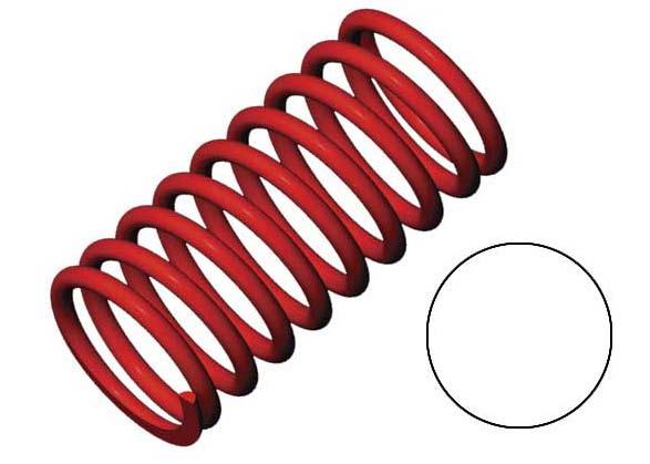 Traxxas - TRX5436 - Spring, shock (red) (GTR) (2.9 rate white) (1 pair)