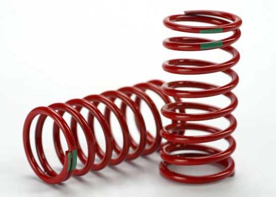 Traxxas - TRX5438 - Spring, shock (red) (GTR) (3.5 rate green) (1 pair)