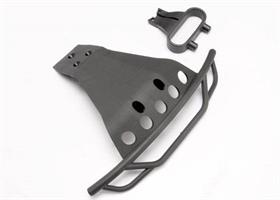Traxxas - TRX6835 - Bumper, front/ bumper mount, front (black)