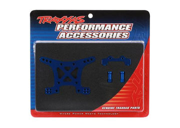 Traxxas - TRX6839X - Shock tower, front, 7075-T6 aluminum (blue-anodized)